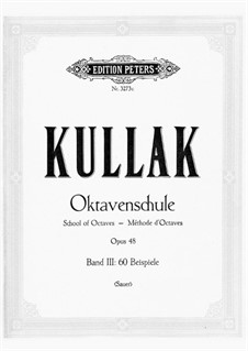 Die Schule des Oktavenspiels, Op.48: Band III Beispiele by Theodor Kullak