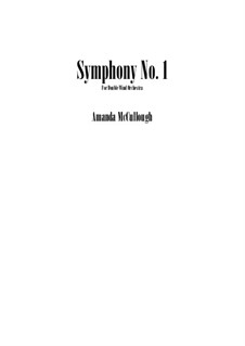 Symphony No.1: Vollpartitur by Amanda McCullough