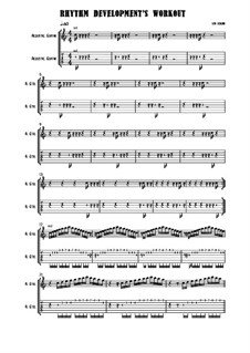 Workout for Sixteens notes' patterns mastering (notes&tabs), Op.1: Workout for Sixteens notes' patterns mastering (notes&tabs) by Ilya Kogan