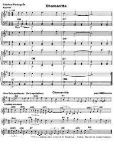 Chamarrita: Lead sheet by folklore