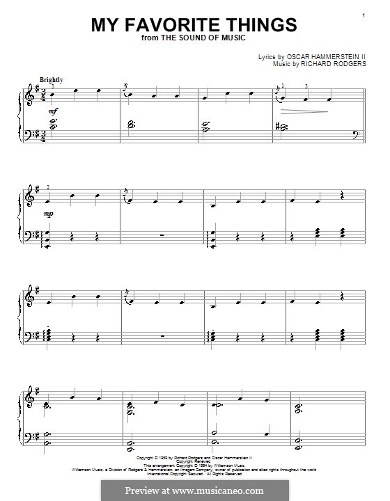 Piano version: Für einen Interpreten by Richard Rodgers