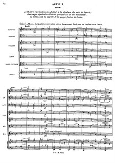 Vollständiger Oper: Akt I by Jean-Philippe Rameau