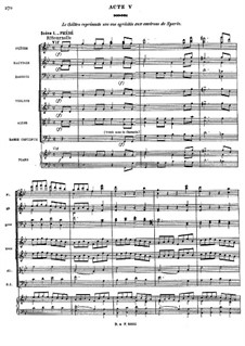 Vollständiger Oper: Akt V, Szenen I-IV by Jean-Philippe Rameau