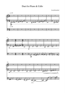 Duet for Piano and Cello: Duet for Piano and Cello by Seraj Rohanifard