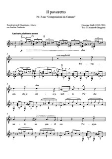 Lieder für Stimme und Klavier: Il Poveretto by Giuseppe Verdi