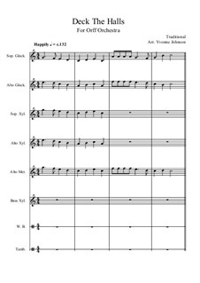 Chamber version: For orff orchestra by folklore