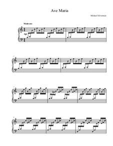 Ave Maria (Instrumental Version – One Instrument): Für Klavier by Johann Sebastian Bach, Charles Gounod