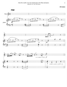 From the south for flute and piano (a two movement piece): From the south for flute and piano (a two movement piece) by Ali Osman