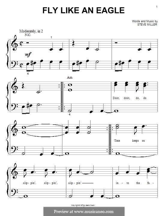 Fly Like an Eagle (Steve Miller Band): Für Klavier by Steve Miller