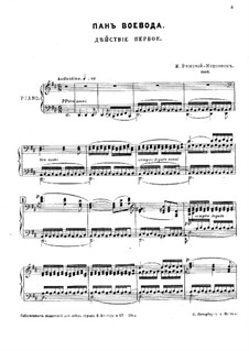 Pan Voyevoda, Op.59: Akt I by Nikolai Rimsky-Korsakov