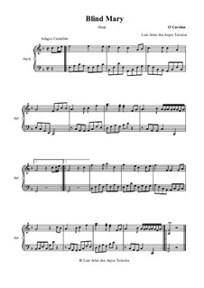 Blind Mary: Für Harfe by Turlough O'Carolan