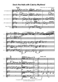 Chamber version: For clarinet quintet by folklore