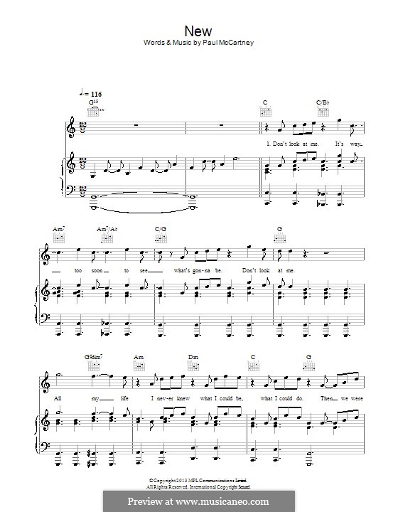 Kann Paul Mccartney Noten Lesen New von P. McCartney - Noten auf MusicaNeo
