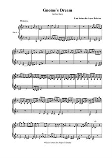 Gnome`s Dream: Für Gothic Harp by Anjos Teixeira