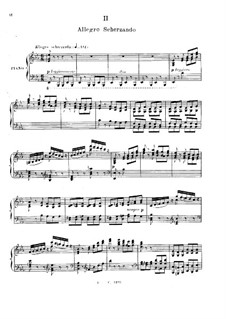 Konzert für Klavier und Orchester Nr.2 in g-Moll, Op.22: Teil II. Version für Klavier by Camille Saint-Saëns