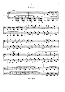 Konzert für Klavier und Orchester Nr.2 in g-Moll, Op.22: Teil III. Version für Klavier by Camille Saint-Saëns