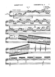 Konzert für Klavier und Orchester Nr.2 in g-Moll, Op.22: Version für zwei Klaviere, vierhändig by Camille Saint-Saëns