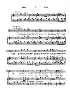 Finch' han dal vino: For baritone and piano by Wolfgang Amadeus Mozart