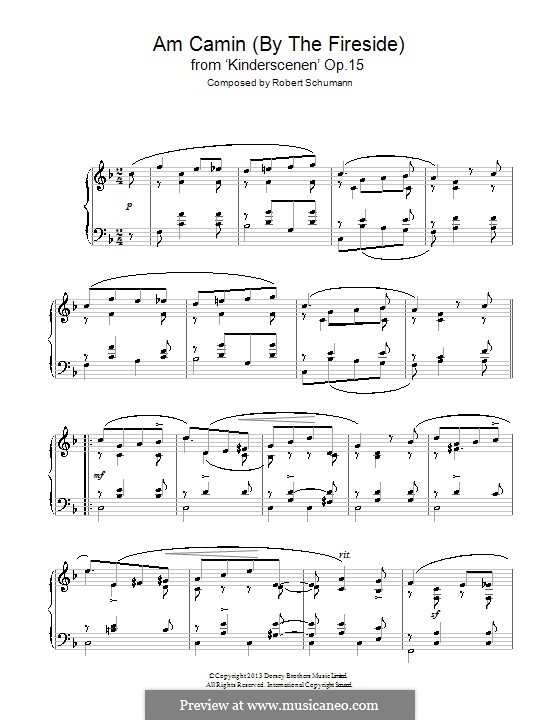Nr.8 Am Kamin: Für Klavier by Robert Schumann