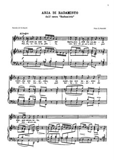 Radamisto, HWV12a: Vanne, sorella in grata... by Georg Friedrich Händel