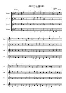 Chamber version: Für vier Gitarren by folklore