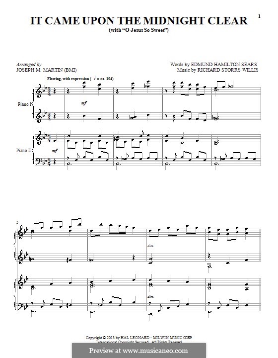 Piano version: Für einen Interpreten by Richard Storrs Willis