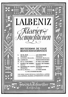 Reiseerinnerungen: Vollständiger Satz by Isaac Albéniz