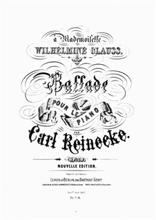 Ballade, Op.20: Ballade by Carl Reinecke