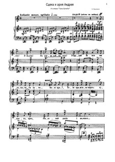 Тарас Бульба: Сцена и ария Андрея by Mykola Lysenko