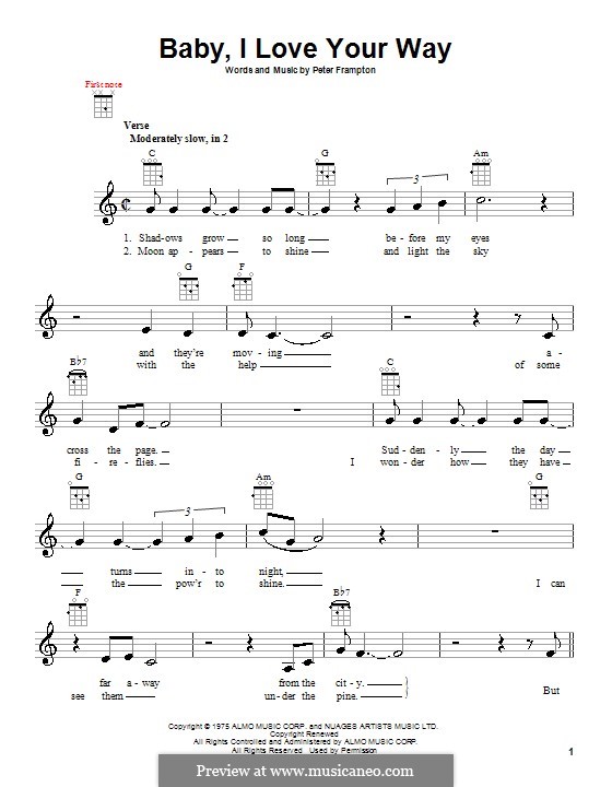 Baby, I Love Your Way von