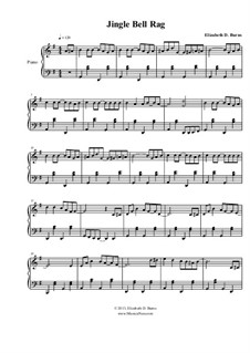 Jingle Bell Rag: Für Klavier by Elizabeth Burns