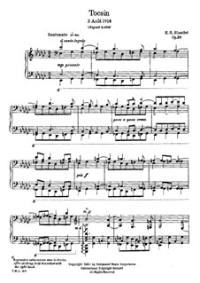 Tocsin, 3 Août 1914, Op.28: Tocsin, 3 Août 1914 by Emile Blanchet