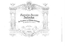 Complete Oratorio: Für Klavier, vierhändig by Johann Sebastian Bach