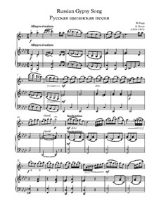 Russian Gypsy song: Für Altsaxsophon und Klavier by Wilhelm Popp