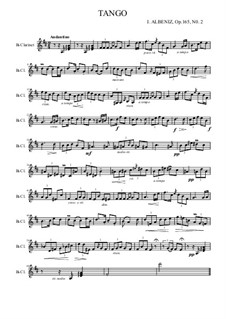 Nr.2 Tango: Für Klarinette by Isaac Albéniz