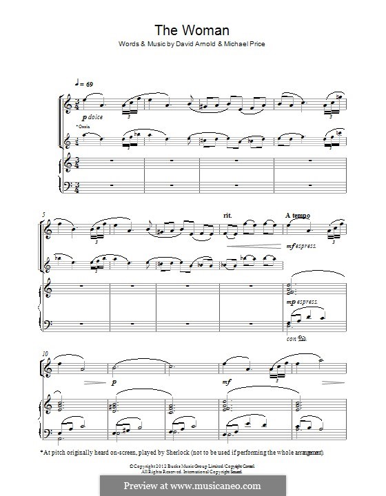 The Woman (from Sherlock): Für Violine by David Arnold, Michael Price