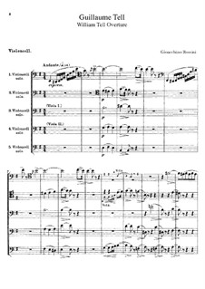 Ouvertüre: Cellostimmen by Gioacchino Rossini