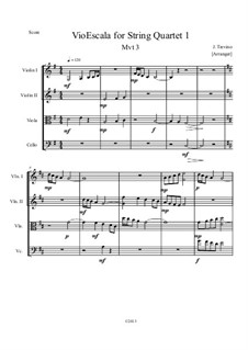 String Quartet No.1, Op.16: Teil III by Javier Trevino