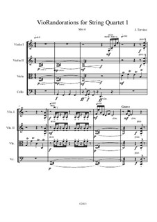 String Quartet No.1, Op.16: Teil IV by Javier Trevino