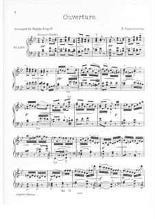 Vollständiger Teile: Für Klavier (Version von S. Esipoff) by Pjotr Tschaikowski
