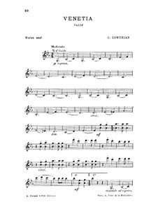 Venetia: Für Violine by Caroline Lowthian