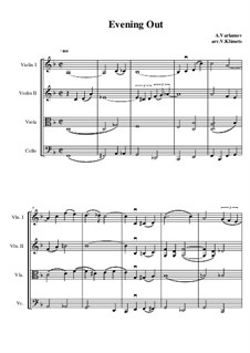 Уходит вечер, Op.19 No.2: Уходит вечер by Alexander Warlamow