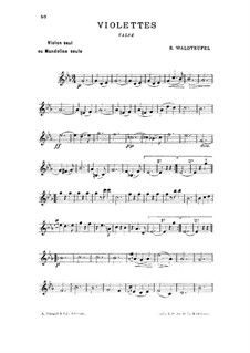 Frühlingskinder, Op.148: Für Violine (oder Mandoline) by Emil Waldteufel