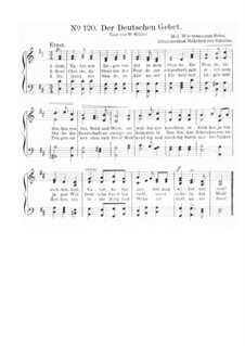 Der deutschen Gebet: Für Chor by Adrianus Valerius