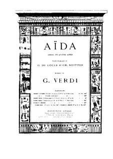 Vollständiger Oper: Klavierauszug mit Singstimmen by Giuseppe Verdi