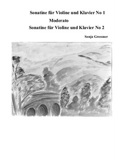 Sonatine for violin and piano: Sonatine for violin and piano by Sonja Grossner