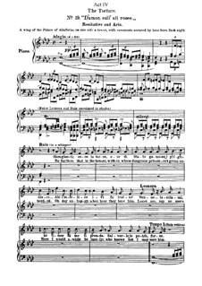 Fragmente: Akt IV, für Stimmen und Klavier by Giuseppe Verdi