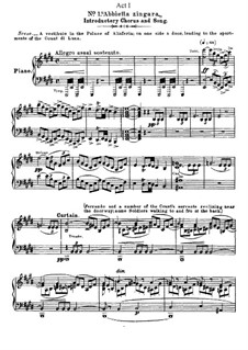 Fragmente: Akt I, Nr.1, für Stimmen und Klavier by Giuseppe Verdi