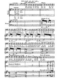 Fragmente: Akt I, Nr.3, für Stimmen und Klavier by Giuseppe Verdi