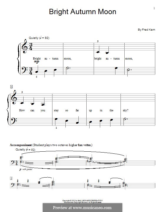 Bright Autumn Moon: Bright Autumn Moon by Fred Kern